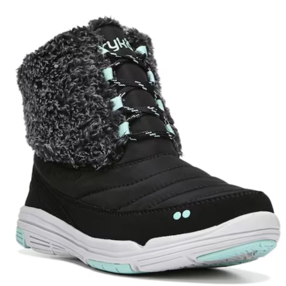 Ryka Addison Snow Boots water repellent lace up fur lined